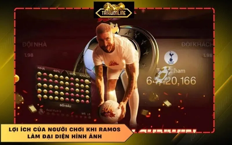 Lợi ích của người chơi khi Ramos làm đại diện hình ảnh